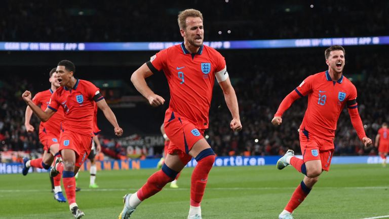 Harry Kane scored a late penalty but England were caught by Germany 