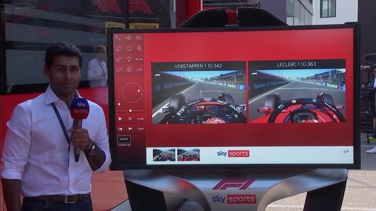 Karun Chandhok analyses Max Verstappen's and Charles Leclerc's qualifying laps as they went head-to-head for pole at the Dutch GP.