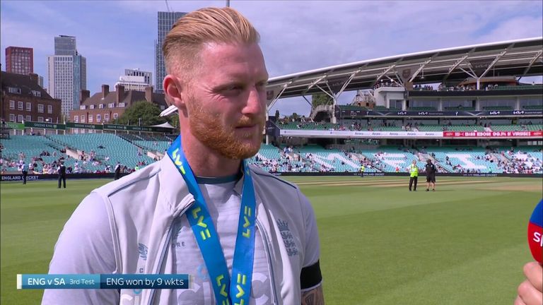 El capitán de Inglaterra, Ben Stokes, reflexiona sobre una serie exitosa contra Sudáfrica y describe cómo quiere que su equipo continúe jugando.