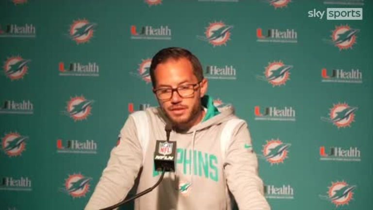 El entrenador en jefe de los Miami Dolphins, Mike McDaniel, describió la colisión de Tua Tagovailoa como 