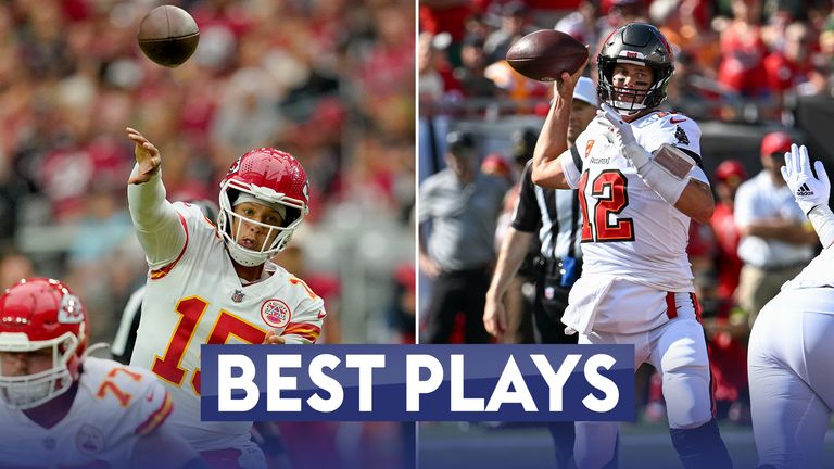 The best plays so far this season from Tom Brady and Patrick Mahomes.