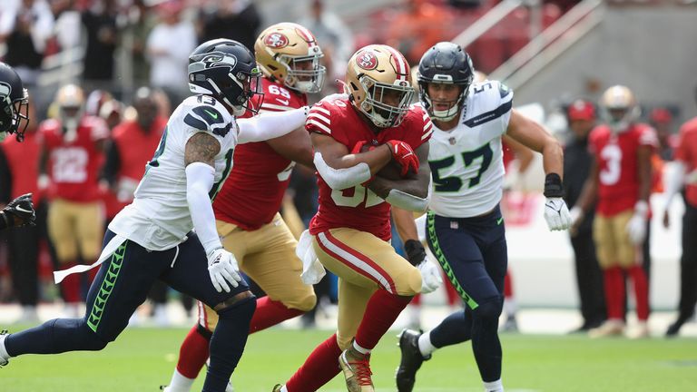San Francisco 49ers manhandle Seattle Seahawks in second half, cruise 41-23  - The Globe and Mail
