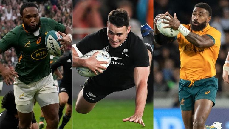 South Africa centre Lukhanyo Am, New Zealand wing Will Jordan and Australia wing Marika Koroibete were three of the standouts from the 2022 Rugby Championship