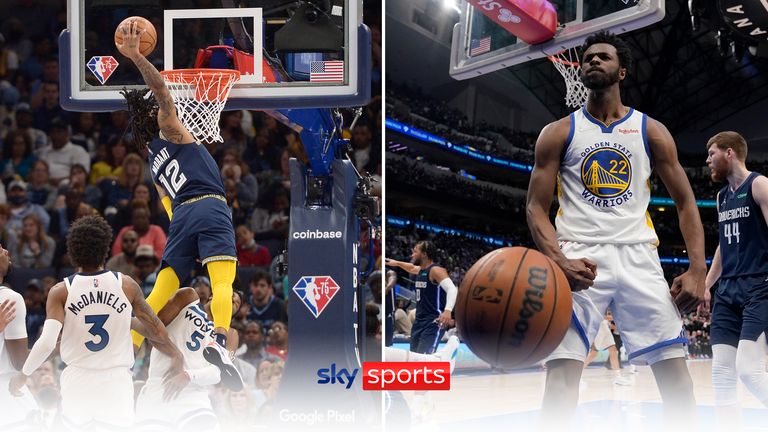 Ja Morant and Andrew Wiggins are two of the players to make the top ten dunks from the 2021-22 NBA season
