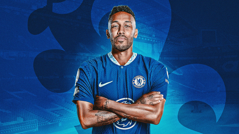 Aubameyang back in EPL after joining Chelsea from Barcelona