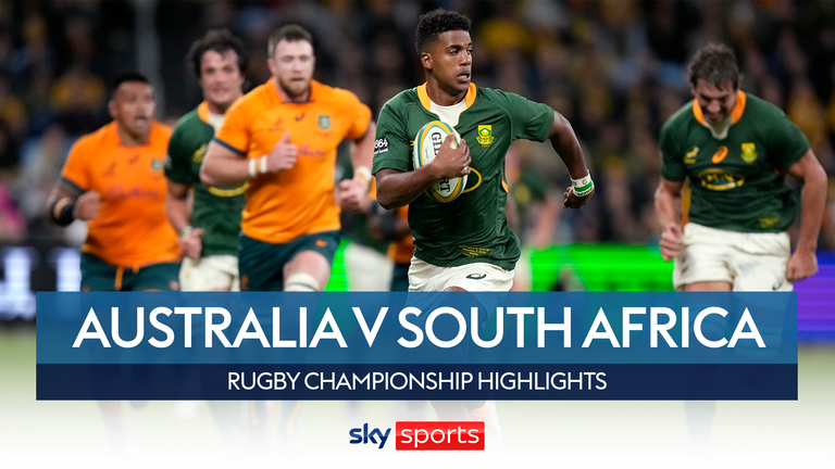 Take a look back at the highlights of the Rugby Championship clash between Australia and South Africa in Australia