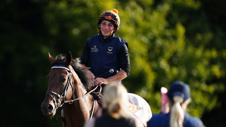 Unbeaten superstar Baaeed parades in Newmarket during the Henry Cecil Open Weekend