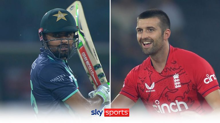 Wood removes Babar Azam in the 5th T20 of the series between Pakistan and England
