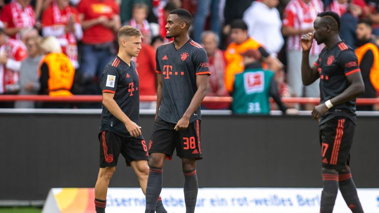 Bayern Munich were held to a draw by Union Berlin