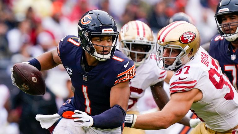 Highlights of the San Francisco 49ers against the Chicago Bears from the first week of the NFL season
