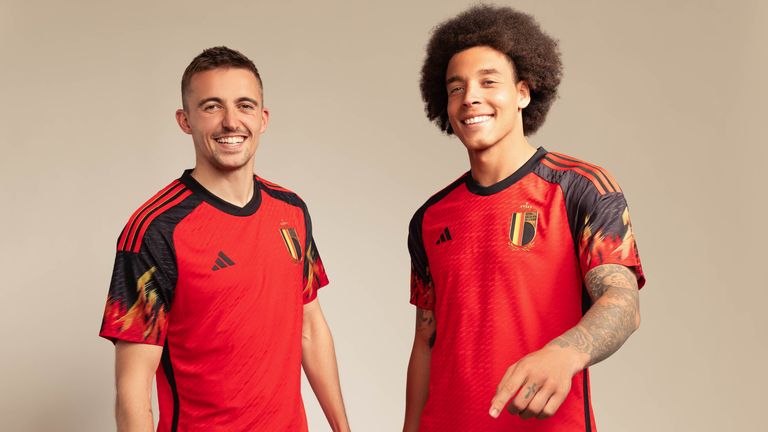 Adidas, yeni Belçika iç saha formasının görüntülerini yayınladı (kredi: adidas)