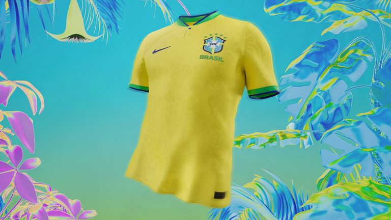 Nike unveil 2022 national team kits - Brazil (credit: Nike)