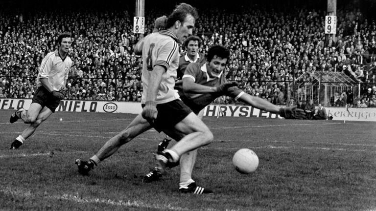 Mullins scores a goal in the 1976 All-Ireland final