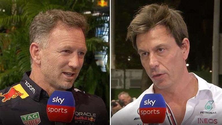 Christian Horner Toto Wolff