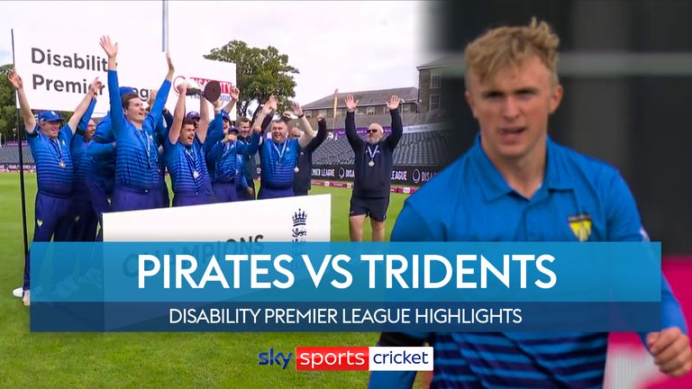 Highlights of the first Disability Premier League Cricket final between Tridents and Pirates. 