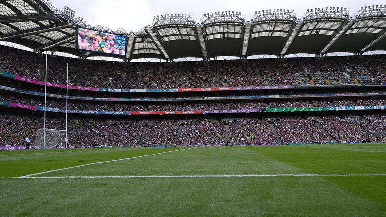 24 July 2022; A general view of Croke Park during the GAA Football All-Ireland Senior Championship Final match between Kerry and Galway at Croke Park in Dublin. Photo by Stephen McCarthy/Sportsfile