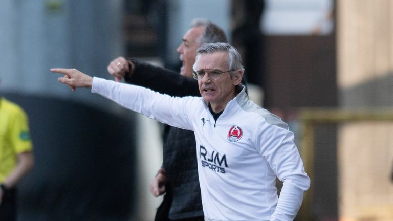 Danny Lennon's side are currently ground sharing with Hamilton 