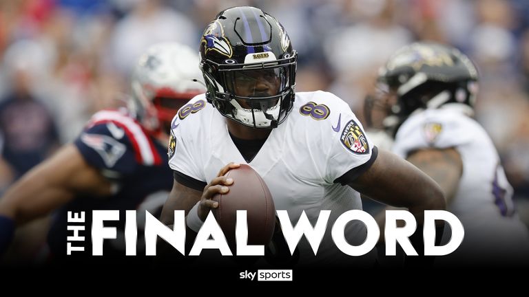 Lamar Jackson put in another incredible performance to lead the Baltimore Ravens to victory over the New England Patriots in Week Three