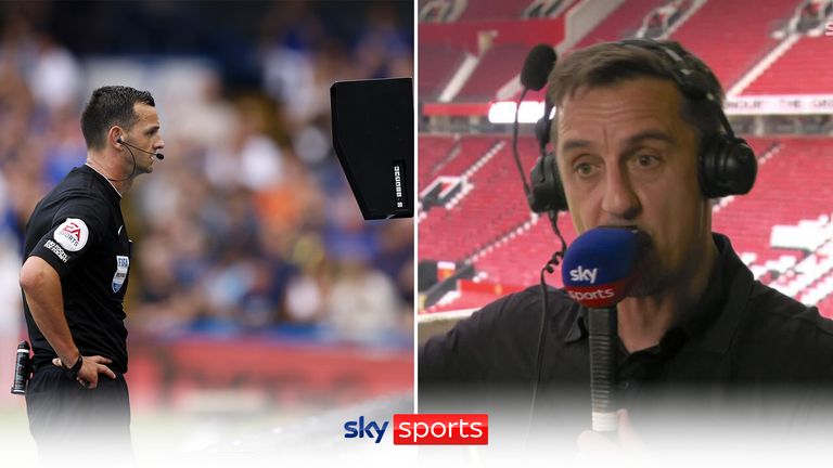 Gary Neville, speaking on his podcast after Manchester United&#39;s victory over Arsenal at Old Trafford, says that after a very bad weekend VAR has to get a lot better.