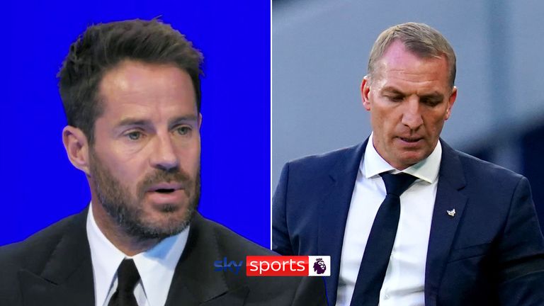 Jamie Redknapp thumbs at Brendan Rodgers potentially being sacked