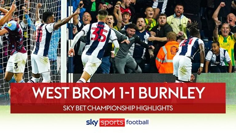West Brom 1-1 Burnley - Report