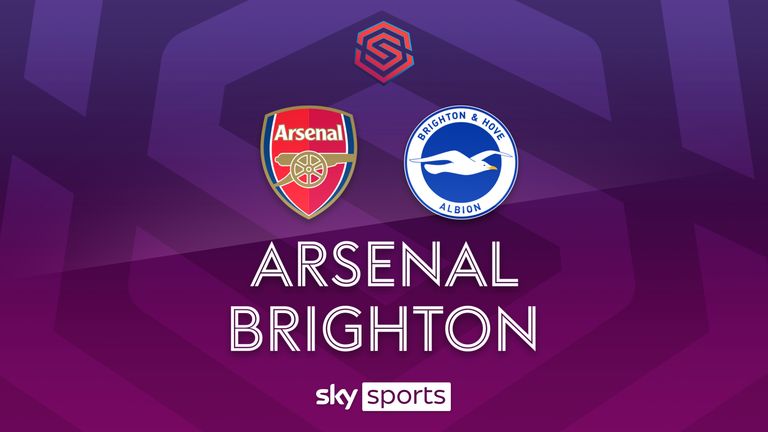Highlights of the Women&#39;s Super League match between Arsenal and Brighton and Hove Albion.
