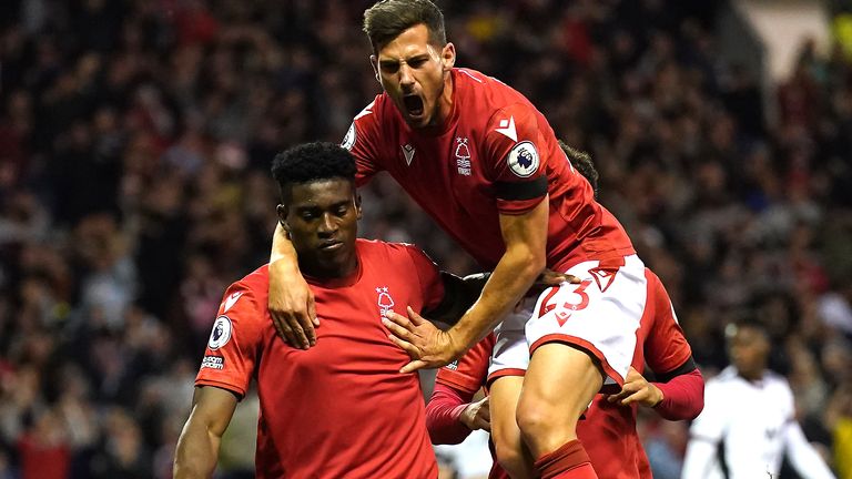 Awoniyi gave Nottingham Forest an early lead over Fulham