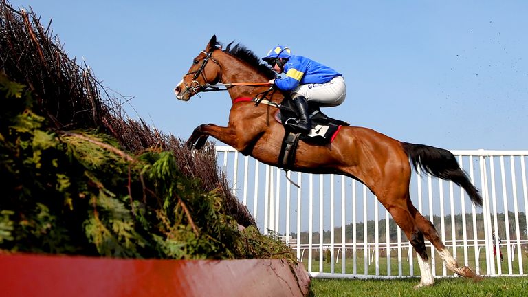 Found On clears the fence at Market Rasen with Sean Bowen on the train