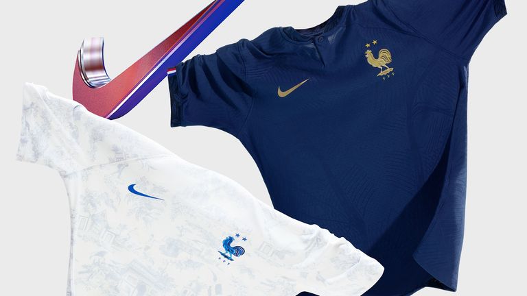 Nike 2022 milli takım formalarını tanıttı - Fransa (kredi: Nike)