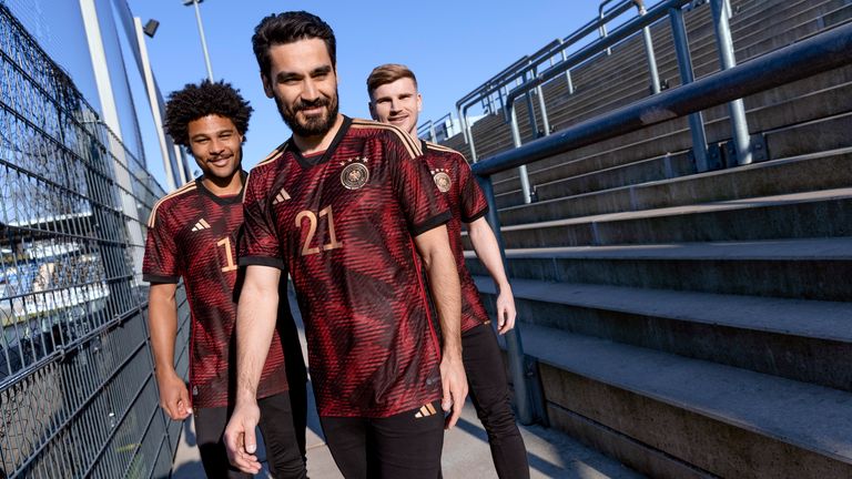 Germany's Adidas away kit for the 2022 World Cup