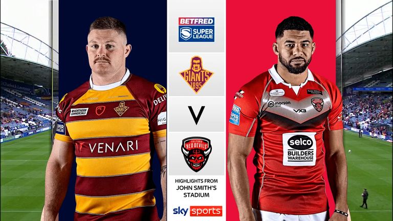 Highlights of the Betfred Super League play-off game between Huddersfield Giants and Salford Red Devils.