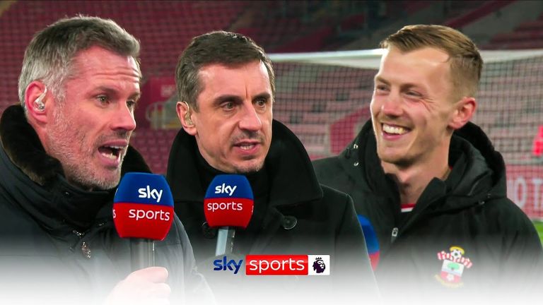 James Ward Prowse, Jamie Carragher, Gary Neville