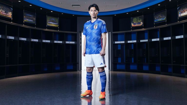 Japan's Adidas home kit for the 2022 World Cup