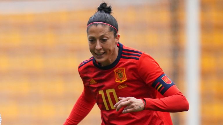Jenni Hermoso, who has 42 goals for her country, has voiced her support for her teammates