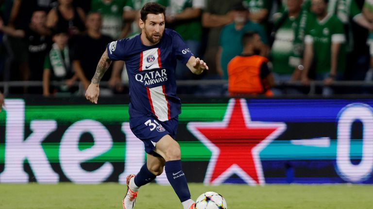 Champions League roundup PSG forward Lionel Messi creates history by