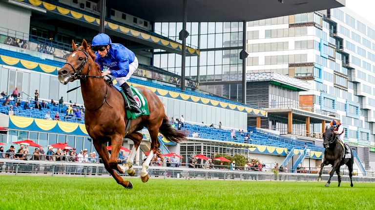 Modern Games finishes well clear of the rest of the field in the Woodbine Mile