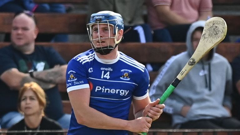 28 August 2022; Austin Gleeson of Mount Sion watches a shot during the Waterford Senior Hurling Club Championship Quarter-Final match between Mount Sion and Lismore at Fraher Field in Dungarvan, Waterford. Photo by E..in Noonan/Sportsfile