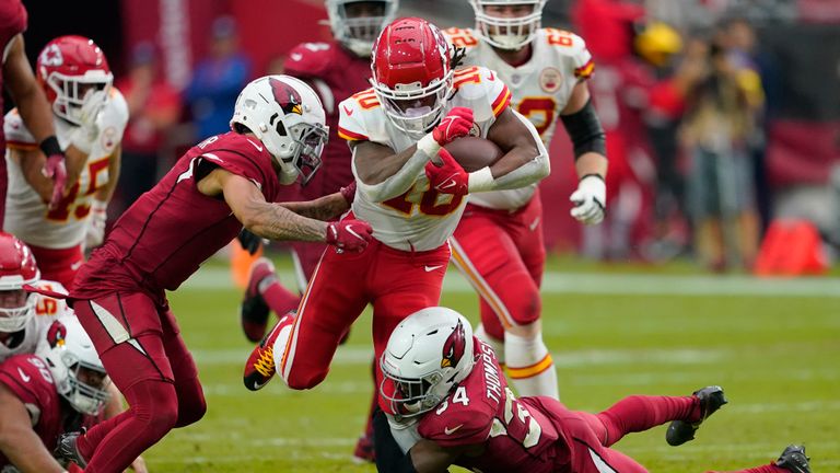 Highlights of the Kansas City Chiefs against the Arizona Cardinals from Week 1 of the NFL season
