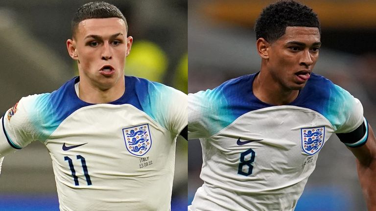 Phil Foden and Jude Bellingham performed well despite England's Nations League relegtion