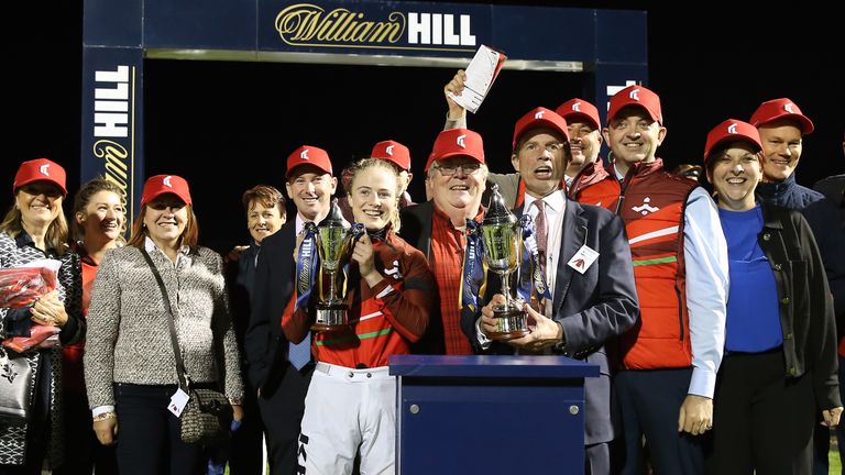 Wales & The West lift the Racing League trophy with Saffie Osborne crowned champion jockey