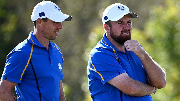 Rory McIlroy and Shane Lowry are likely to feature for Team Europe in Rome