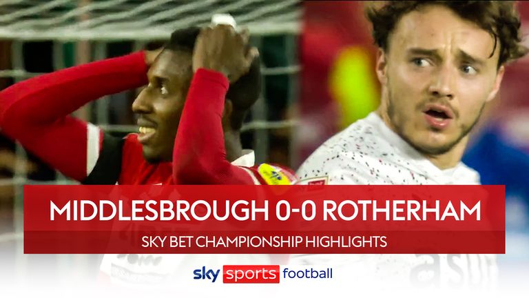 Boro 0-0 Rotherham