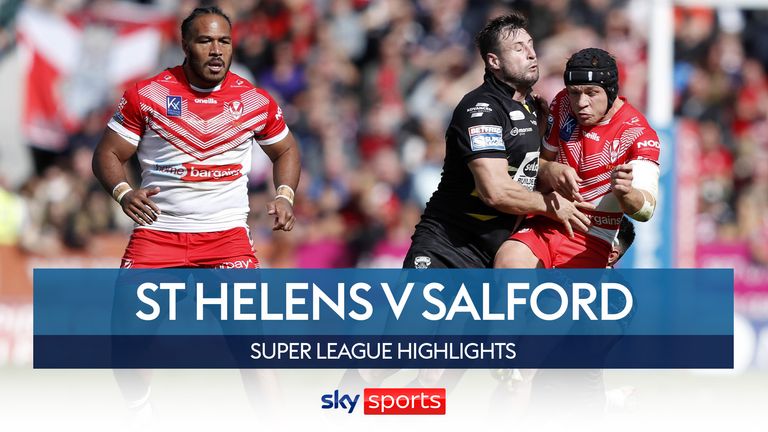 Highlights of the Betfred Super League semi-final between St Helens and Salford Red Devils