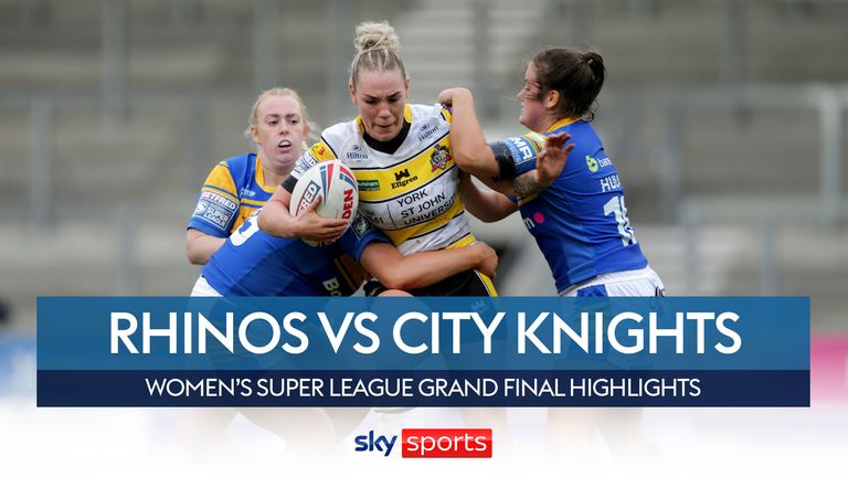 The best of the action from the Women&#39;s Super League Grand Final between Leeds Rhinos and York City Knights. 