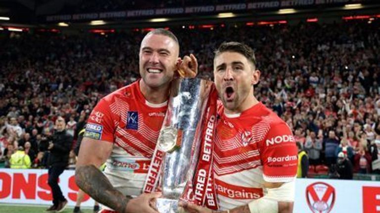 Relive how St Helens became the first Super League side to win a record four Grand Finals in a row.