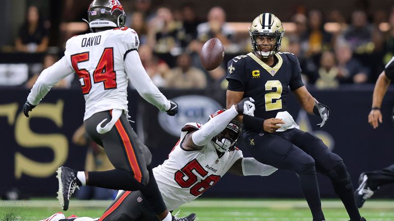 Sorotan pertemuan Tampa Bay Buccaneers dengan New Orleans Saints dari awal musim ini