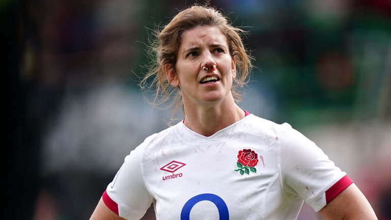Sarah Hunter has a record-breaking 138 England caps