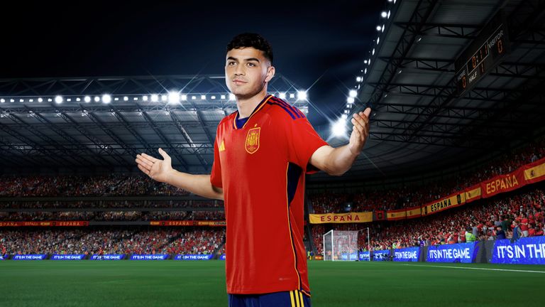 Spain's Adidas home kit for the 2022 World Cup
