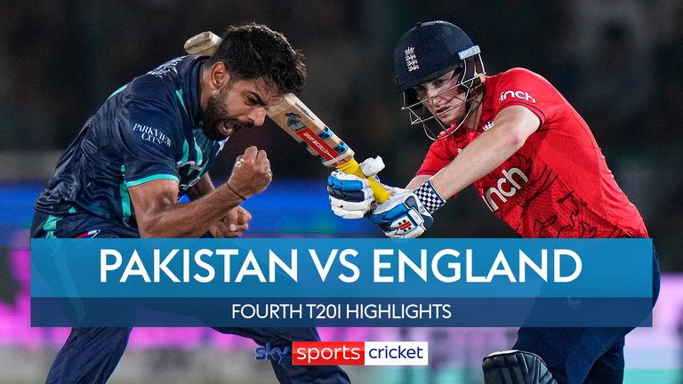 Highlights of the fourth T20 match between England and Pakistan. 
