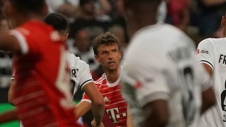 Bayern Munich's Thomas Muller